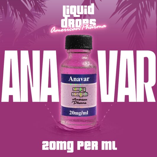 Anavar 20mg/ml x 30ml Liquid Oral Drops (USA)