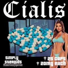 Cialis 20mg x 25 Capsules