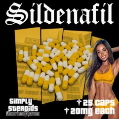 Sildenafil (Viagra) 20mg x 25 Capsules