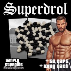 Superdrol 10mg x 50 Capsules