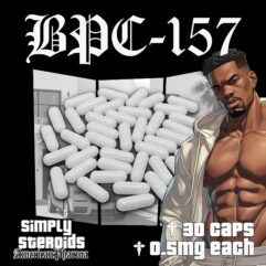 BPC 157 - 0.5mg x 30 Capsules - USA