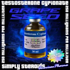 Testosterone Cypionate 250mg/ml - 30ml Vial