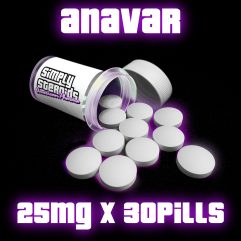 Anavar 25mg x 30 Pills - USA
