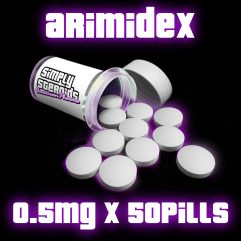 Arimidex 0.5mg x 50 Pills - USA