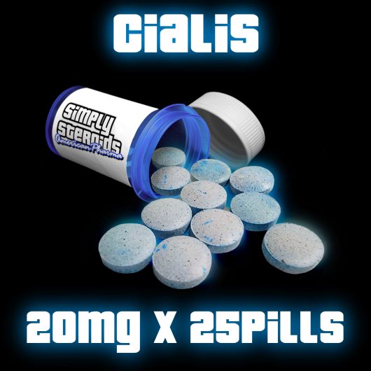 Cialis 20mg x 25 Pills - USA